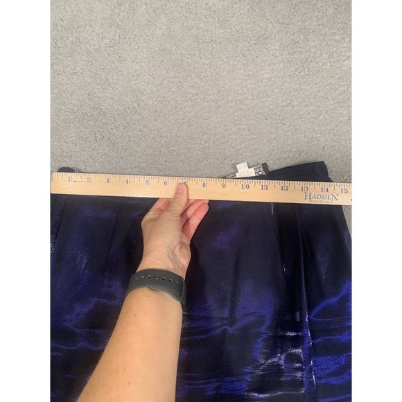 VTG Alex Evenings 2 Piece Formal Top Skirt Midnight Blue Shimmer‎ Size 10 Dress - Picture 12 of 12